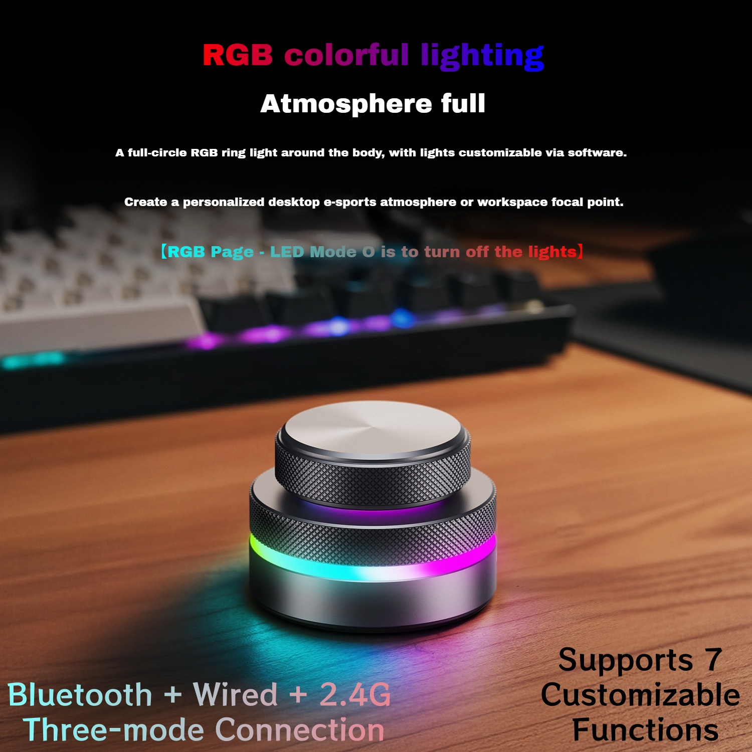 Gaming Keyboard No Rgb - RGB 듀얼 노브 키보드 맞춤형 멀티미디어