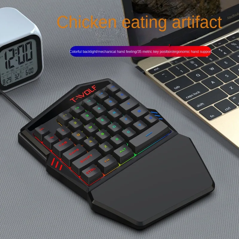 T-WOLF TF900 한 손으로 키보드 왕좌 세트 모 - Gaming Keyboard Mini 리뷰 및 가격