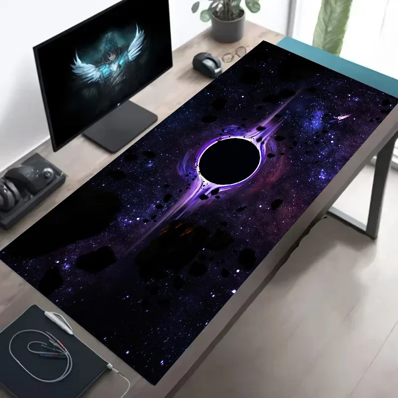 코스믹 블랙홀 마우스 패드, 900x450mm, 대형, - Gaming Keyboard Mini 리뷰 및 가격