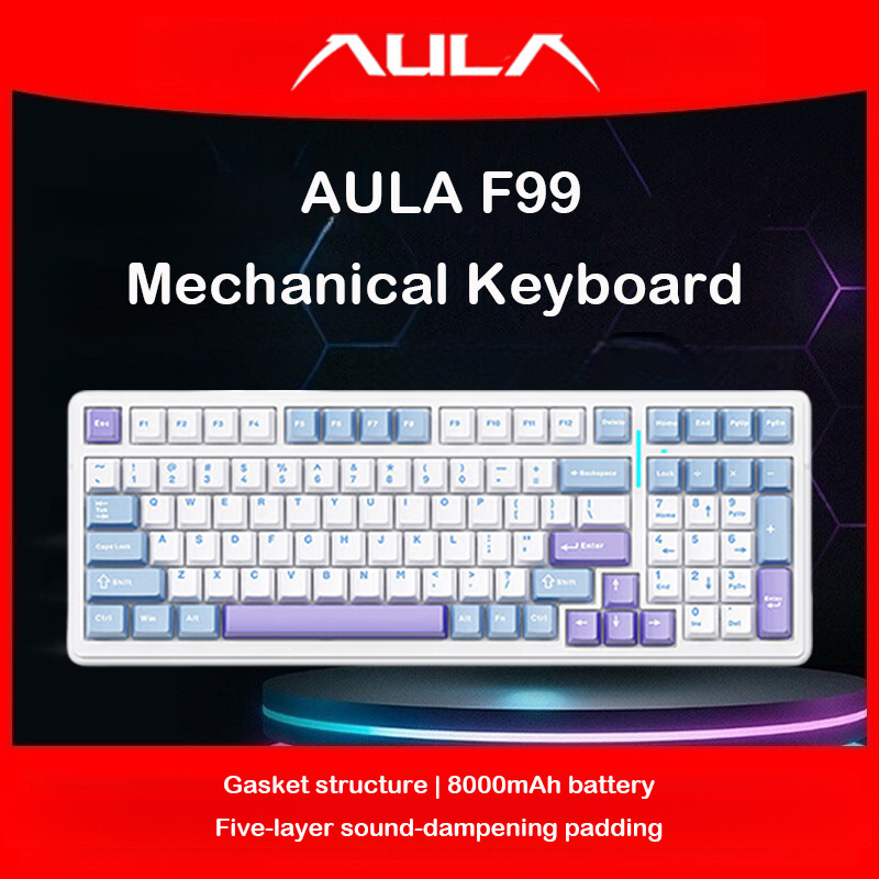 AULA F99 기계식 키보드, 트리플 모드(2.4GH - Gaming Keyboard No Rgb 리뷰 및 가격