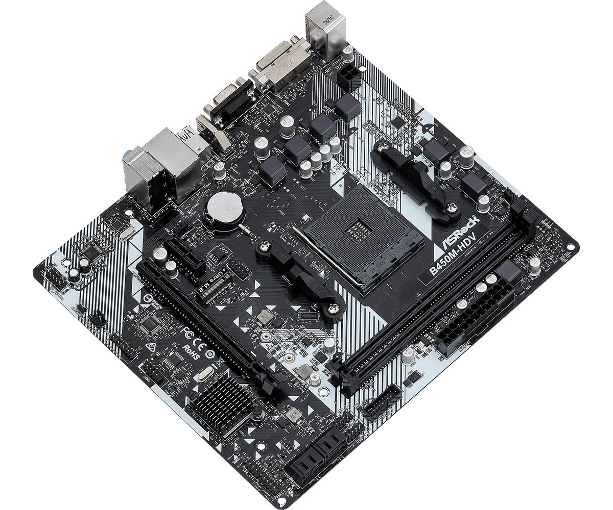AMD B450 ASROCK B450M-HDV R4.0 - Amd Cpu Ryzen 7 리뷰 및 가격