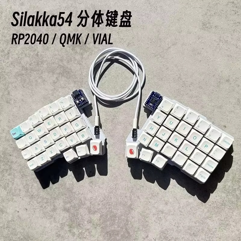 실라카54 인체공학적 분리형 기계식 키보드 핫 스와핑  - Gaming Keyboard Hot Swappable 리뷰 및 가격