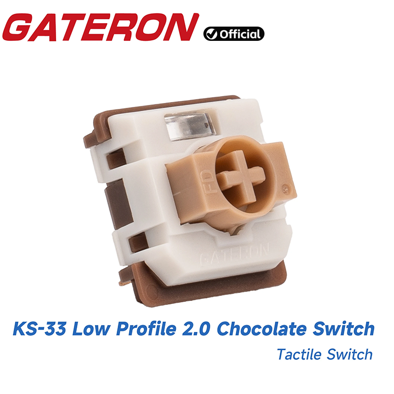 GATERON KS-33 로우 프로파일 2.0 초콜릿  - Gaming Keyboard No Rgb 리뷰 및 가격