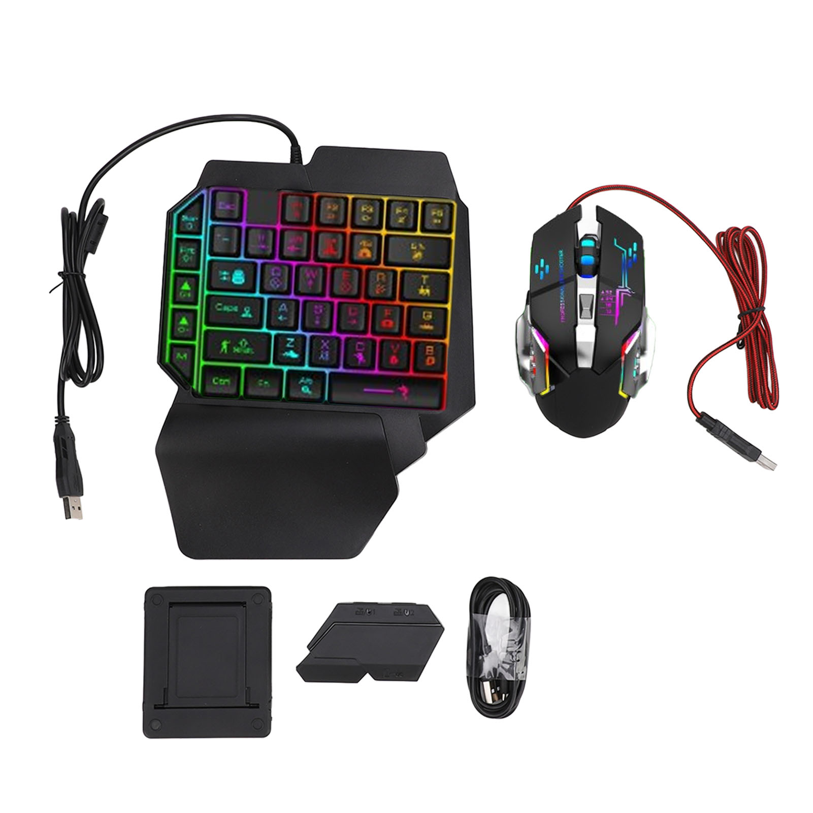 키보드 마우스 변환기 세트 반응형 한 손 키보드 마우스 - Gaming Keyboard Mini 리뷰 및 가격