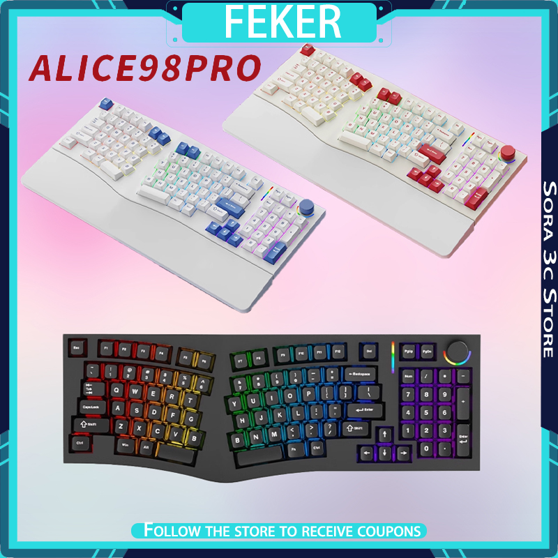FEKER Alice98pro 기계식 키보드 에일리언  - Gaming Keyboard Hot Swappable 리뷰 및 가격